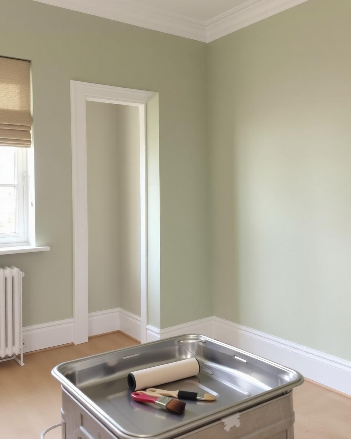 Freshly painted interior